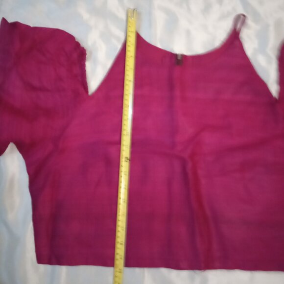 handmade two-piece women's thin strap burgund top size2XL-3XL skirt sizeXL boho - Picture 4 of 10